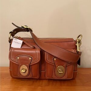 Y2K Coach Legacy Turnlock shoulder bag